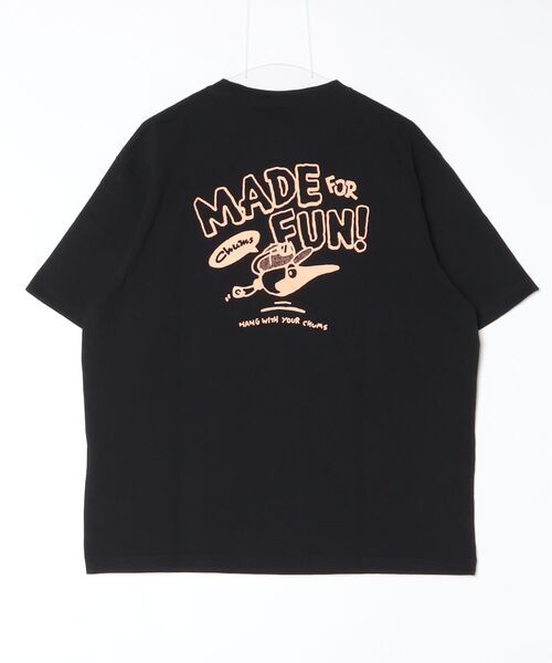 CHUMS（チャムス）の「CHUMS/チャムス　Made for Fun! Pocket TEE（Tシャツ/カットソー・メンズ・ブラック/ホワイト・S/L/M）」の4枚目の写真
