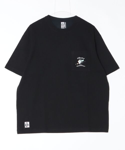 CHUMS（チャムス）の「CHUMS/チャムス　Made for Fun! Pocket TEE（Tシャツ/カットソー・メンズ・ブラック/ホワイト・S/L/M）」の9枚目の写真