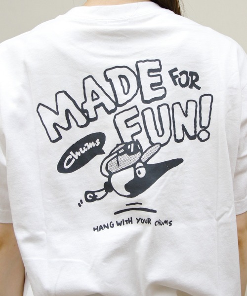 CHUMS（チャムス）の「CHUMS/チャムス　Made for Fun! Pocket TEE（Tシャツ/カットソー・メンズ・ブラック/ホワイト・S/L/M）」の11枚目の写真
