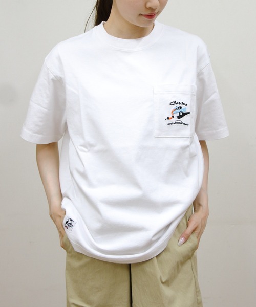 CHUMS（チャムス）の「CHUMS/チャムス　Made for Fun! Pocket TEE（Tシャツ/カットソー・メンズ・ブラック/ホワイト・S/L/M）」の12枚目の写真