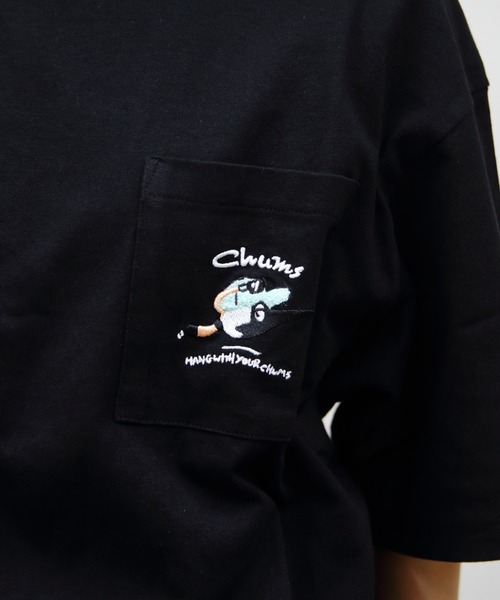 CHUMS（チャムス）の「CHUMS/チャムス　Made for Fun! Pocket TEE（Tシャツ/カットソー・メンズ・ブラック/ホワイト・S/L/M）」の5枚目の写真