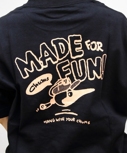CHUMS（チャムス）の「CHUMS/チャムス　Made for Fun! Pocket TEE（Tシャツ/カットソー・メンズ・ブラック/ホワイト・S/L/M）」の6枚目の写真