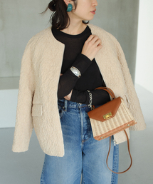 saqui（サキ）の「SAQUI サキ Matelasse ブルゾン 26SS19（その他アウター）」