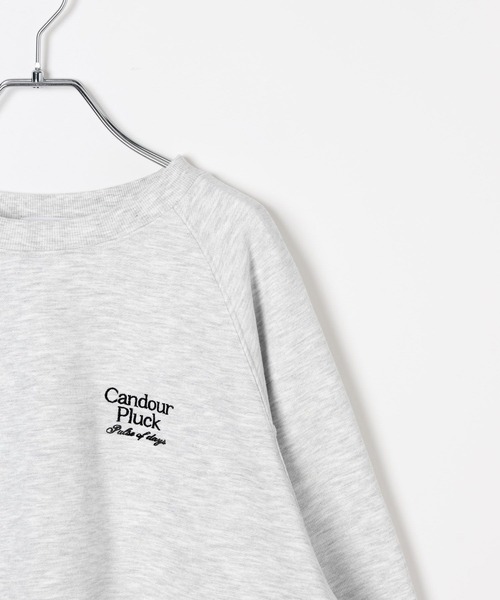 LEPSIM(レプシィム)の「ショート刺繍裏毛プルオーバー 645480(スウェット・レディース・ネイビー/ライトグレー/アイボリー・FREE)」の14枚目の写真