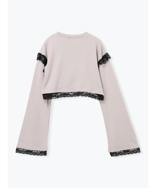 NOEMIE（ノエミー）の「ボーンレースショートカットソー（Tシャツ/カットソー・レディース・オフホワイト/ブラック/ピンク・M）」の17枚目の写真