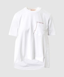 MARNI（マルニ）の「EMBROIDERY LOGO / ポケットTシャツ（Tシャツ/カットソー）」