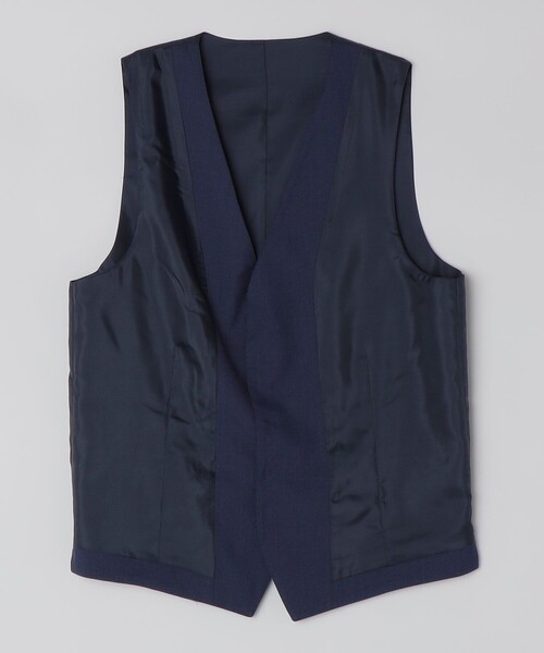 SHIPS Colors(シップス カラーズ)の「SHIPS Colors:〈洗濯機可能〉T/W スーツ ベスト(セットアップ対応可能)(スーツベスト・メンズ・ネイビー/ブルー/ブラック・MEDIUM/LARGE/SMALL/X-LARGE)」の11枚目の写真