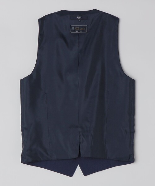 SHIPS Colors(シップス カラーズ)の「SHIPS Colors:〈洗濯機可能〉T/W スーツ ベスト(セットアップ対応可能)(スーツベスト・メンズ・ネイビー/ブルー/ブラック・MEDIUM/LARGE/SMALL/X-LARGE)」の12枚目の写真
