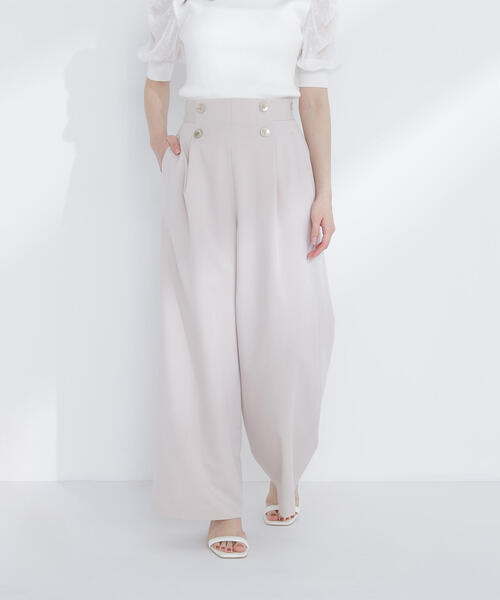 NATURAL BEAUTY BASIC（ナチュラルビューティーベーシック）の「◇ハイウエストマリンパンツ（その他パンツ・レディース・オフホワイト/ネイビー/ピンク・MEDIUM/SMALL/X-SMALL）」の15枚目の写真