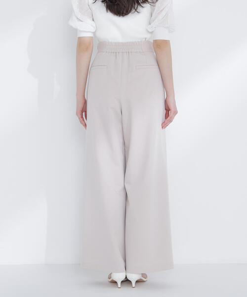 NATURAL BEAUTY BASIC（ナチュラルビューティーベーシック）の「◇ハイウエストマリンパンツ（その他パンツ・レディース・オフホワイト/ネイビー/ピンク・MEDIUM/SMALL/X-SMALL）」の17枚目の写真