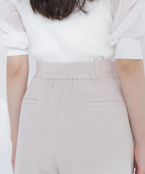 NATURAL BEAUTY BASIC（ナチュラルビューティーベーシック）の「◇ハイウエストマリンパンツ（その他パンツ・レディース・オフホワイト/ネイビー/ピンク・MEDIUM/SMALL/X-SMALL）」の19枚目の写真