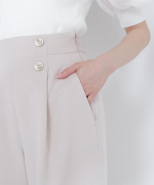 NATURAL BEAUTY BASIC（ナチュラルビューティーベーシック）の「◇ハイウエストマリンパンツ（その他パンツ・レディース・オフホワイト/ネイビー/ピンク・MEDIUM/SMALL/X-SMALL）」の20枚目の写真