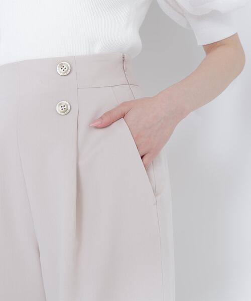 NATURAL BEAUTY BASIC(ナチュラルビューティーベーシック)の「◇ハイウエストマリンパンツ(その他パンツ・レディース・オフホワイト/ネイビー/ピンク・MEDIUM/SMALL/X-SMALL)」の12枚目の写真