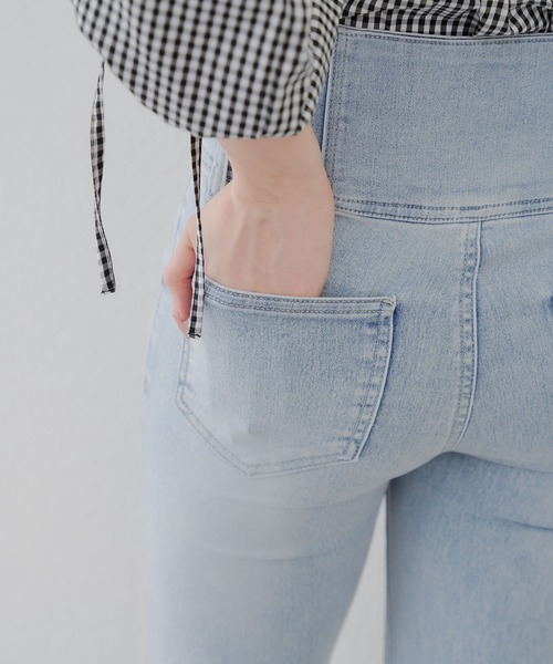 Another Branch olive des olive（アナザーブランチオリーブデオリーブ）の「サイドレースＵＰセミフレアデニム（その他パンツ・レディース・ケミカルウォッシュ/その他/スミクロ・MEDIUM/SMALL）」の14枚目の写真