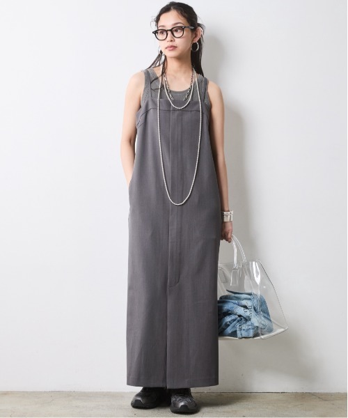 CHIC STYLE(シックスタイル)の「ピグメント染テレコタンクトップ<大きいサイズ有>シックスタイル(キャミソール・レディース・オフホワイト/モカ/チャコール・L/M/5L/4L/3L/LL)」の22枚目の写真