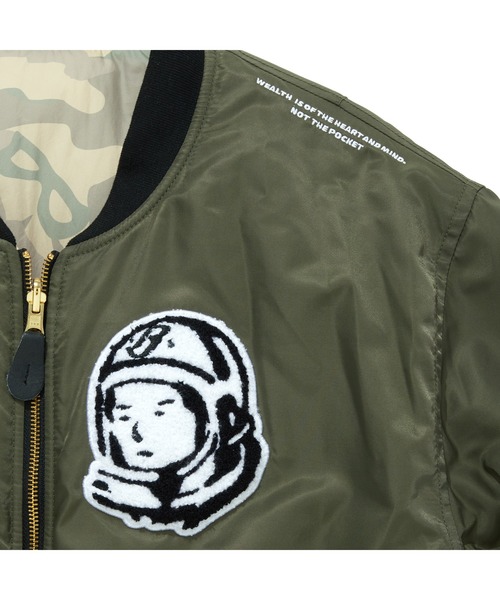 BILLIONAIRE BOYS CLUB(ビリオネア・ボーイズ・クラブ)の「REVERSIBLE NYLON MA-1(MA-1・メンズ・グリーン系その他/ブラック系その他・X-LARGE/LARGE/MEDIUM)」の17枚目の写真