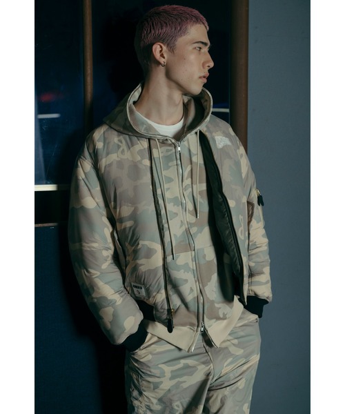 BILLIONAIRE BOYS CLUB(ビリオネア・ボーイズ・クラブ)の「REVERSIBLE NYLON MA-1(MA-1・メンズ・グリーン系その他/ブラック系その他・X-LARGE/LARGE/MEDIUM)」の11枚目の写真