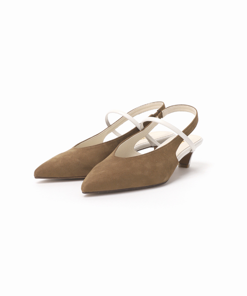 GRISE(グリーズ)の「GRISE4cmポインテッドUカットストラップスリングバック(パンプス・レディース・シルバー/ブラック/キャメル・25cm/22.5cm/22cm/24.5cm/24cm/23.5cm/23cm)」の19枚目の写真