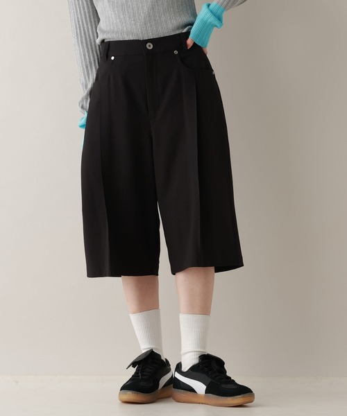 RAGEBLUE(レイジブルー)の「TRタックハーフパンツ(スラックス・レディース・ブラック/ベージュ・FREE)」の13枚目の写真