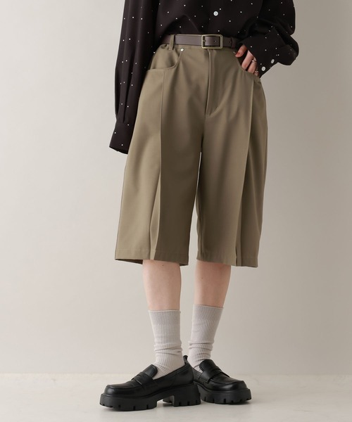 RAGEBLUE(レイジブルー)の「TRタックハーフパンツ(スラックス・レディース・ブラック/ベージュ・FREE)」の16枚目の写真