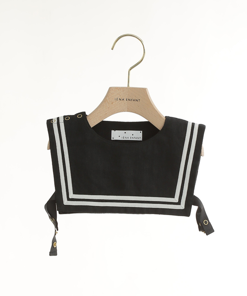 IENA ENFANT(イエナアンファン)の「【BASIC】セーラースタイベスト baby(スタイ/よだれかけ・キッズ・ブラック/ベージュ/ホワイト系その他/ホワイト・FREE)」の14枚目の写真