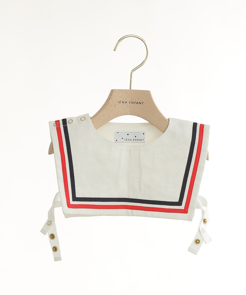 IENA ENFANT(イエナアンファン)の「【BASIC】セーラースタイベスト baby(スタイ/よだれかけ・キッズ・ブラック/ベージュ/ホワイト系その他/ホワイト・FREE)」の15枚目の写真