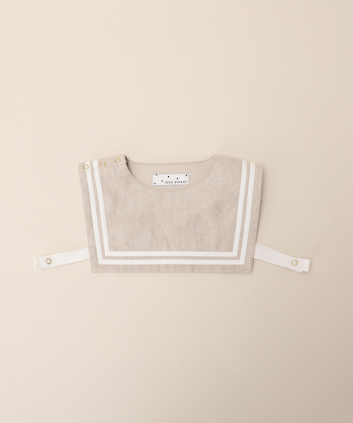 IENA ENFANT(イエナアンファン)の「【BASIC】セーラースタイベスト baby(スタイ/よだれかけ・キッズ・ブラック/ベージュ/ホワイト系その他/ホワイト・FREE)」の19枚目の写真