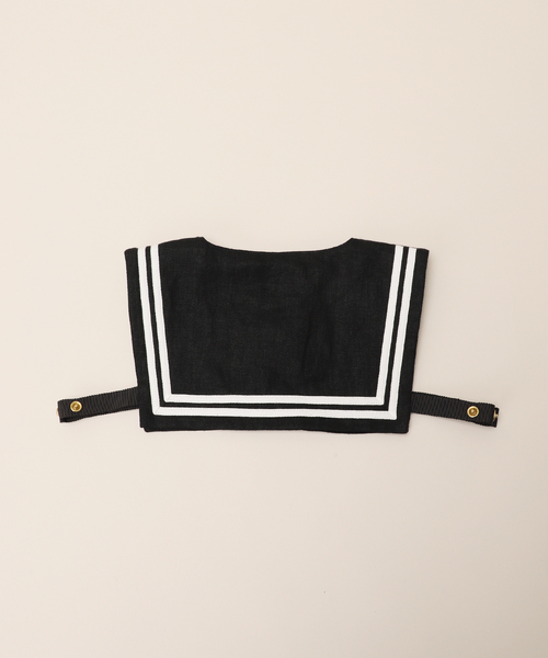 IENA ENFANT(イエナアンファン)の「【BASIC】セーラースタイベスト baby(スタイ/よだれかけ・キッズ・ブラック/ベージュ/ホワイト系その他/ホワイト・FREE)」の20枚目の写真