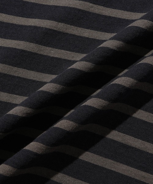 Le Minor(ルミノア)の「《別注》【Le minor/ルミノア】 L/S SIGNATURE BASQUE(Tシャツ/カットソー・メンズ・ダークブラウン/ホワイト/チャコールグレー/レッド・L/M/S)」の19枚目の写真