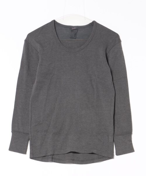 TONE SELECT WEAR（トーンセレクトウェア）の「ESSENTIAL L/S TEE（Tシャツ/カットソー・メンズ・グレー/ボルドー/ライトグレー/カーキ/ブラック/パープル/ネイビー/オフホワイト・5/4）」の4枚目の写真