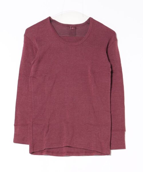 TONE SELECT WEAR（トーンセレクトウェア）の「ESSENTIAL L/S TEE（Tシャツ/カットソー・メンズ・グレー/ボルドー/ライトグレー/カーキ/ブラック/パープル/ネイビー/オフホワイト・5/4）」の8枚目の写真