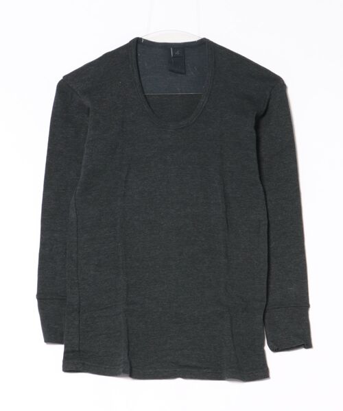 TONE SELECT WEAR（トーンセレクトウェア）の「ESSENTIAL L/S TEE（Tシャツ/カットソー・メンズ・グレー/ボルドー/ライトグレー/カーキ/ブラック/パープル/ネイビー/オフホワイト・5/4）」の3枚目の写真