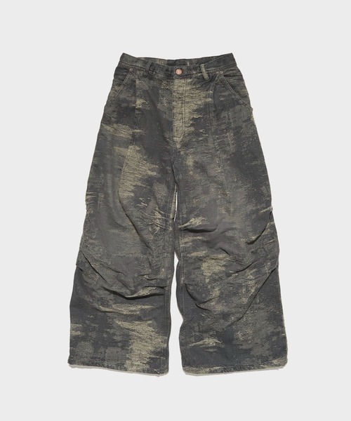 TAAKK（ターク）の「別注 DESIGN TROUSERS（デニムパンツ・レディース・ライトブルー/グレー/ブラウン・2/1）」の4枚目の写真