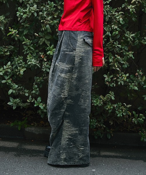 TAAKK（ターク）の「別注 DESIGN TROUSERS（デニムパンツ・レディース・ライトブルー/グレー/ブラウン・2/1）」の6枚目の写真