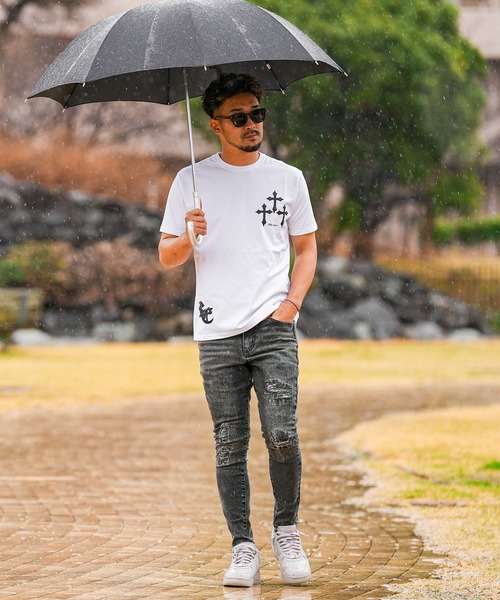 adamsJUGGLER(アダムスジャグラー)の「RTEG クロスパッチティー(Tシャツ/カットソー・メンズ・ブラック/ホワイト・XXL/XL/L/M/S)」の5枚目の写真