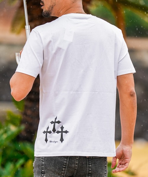 adamsJUGGLER(アダムスジャグラー)の「RTEG クロスパッチティー(Tシャツ/カットソー・メンズ・ブラック/ホワイト・XXL/XL/L/M/S)」の16枚目の写真