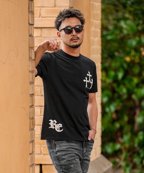 adamsJUGGLER(アダムスジャグラー)の「RTEG クロスパッチティー(Tシャツ/カットソー・メンズ・ブラック/ホワイト・XXL/XL/L/M/S)」の17枚目の写真