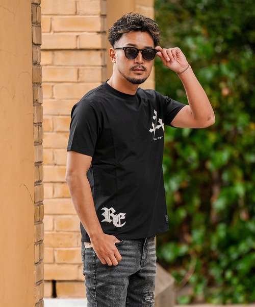 adamsJUGGLER(アダムスジャグラー)の「RTEG クロスパッチティー(Tシャツ/カットソー・メンズ・ブラック/ホワイト・XXL/XL/L/M/S)」の18枚目の写真