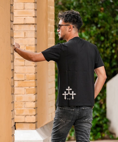 adamsJUGGLER(アダムスジャグラー)の「RTEG クロスパッチティー(Tシャツ/カットソー・メンズ・ブラック/ホワイト・XXL/XL/L/M/S)」の20枚目の写真