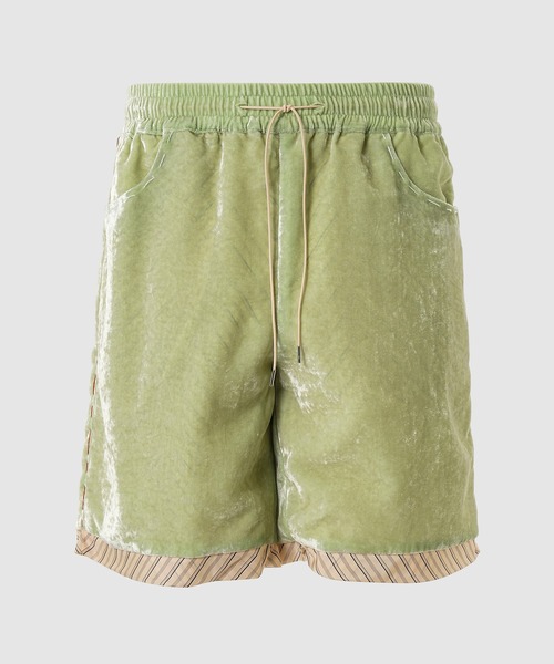 MASU(エムエーエスユー)の「UNEVEN VELVET SHORTS(その他パンツ・メンズ・チャコール/その他1・46/44)」の2枚目の写真