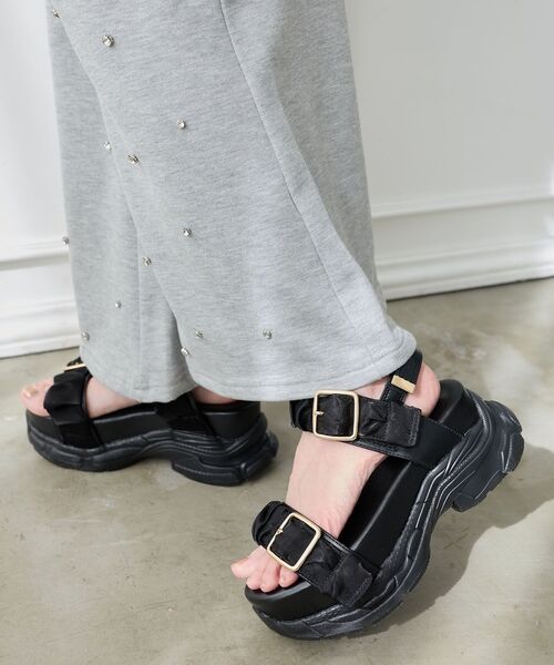 MAJESTIC LEGON（マジェスティックレゴン）の「ジェリーソールスポサン（サンダル・レディース・アイボリー/グレー系その他/ブラック/ホワイト系その他2/ピンク・SMALL/MEDIUM/LARGE/X-LARGE）」の3枚目の写真