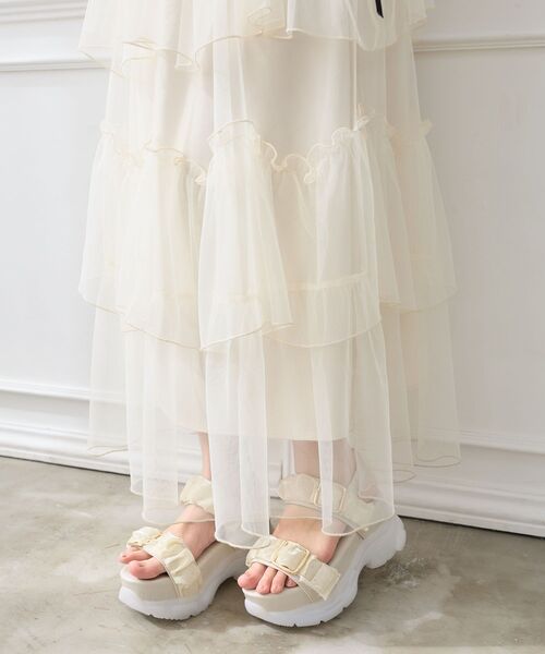 MAJESTIC LEGON（マジェスティックレゴン）の「ジェリーソールスポサン（サンダル・レディース・アイボリー/グレー系その他/ブラック/ホワイト系その他2/ピンク・SMALL/MEDIUM/LARGE/X-LARGE）」の12枚目の写真