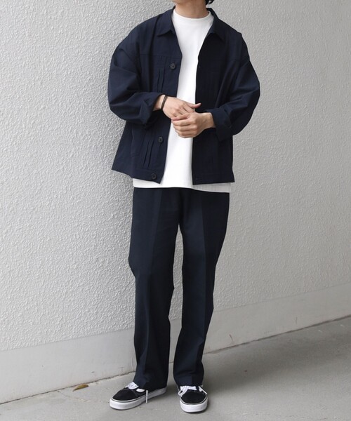 SHIPS any:〈撥水/軽量/ストレッチ〉SOLOTEX(R) シアサッカー トラック