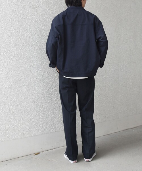 SHIPS any:〈撥水/軽量/ストレッチ〉SOLOTEX(R) シアサッカー トラック