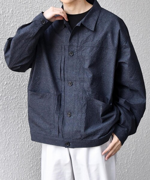 SHIPS any:〈撥水/軽量/ストレッチ〉SOLOTEX(R) シアサッカー トラック