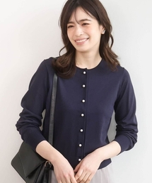 OFUON le MK（オフオンルエムケー）の「ハイゲージニットコンパクトカーディガン/UVカット/接触冷感/洗える/WEB限定サイズあり（カーディガン/ボレロ）」