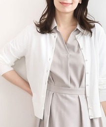 OFUON le MK（オフオンルエムケー）の「ハイゲージニットコンパクトカーディガン/UVカット/接触冷感/洗える/WEB限定サイズあり（カーディガン/ボレロ）」