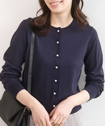 OFUON le MK（オフオンルエムケー）の「ハイゲージニットコンパクトカーディガン/UVカット/接触冷感/洗える/WEB限定サイズあり（カーディガン/ボレロ）」