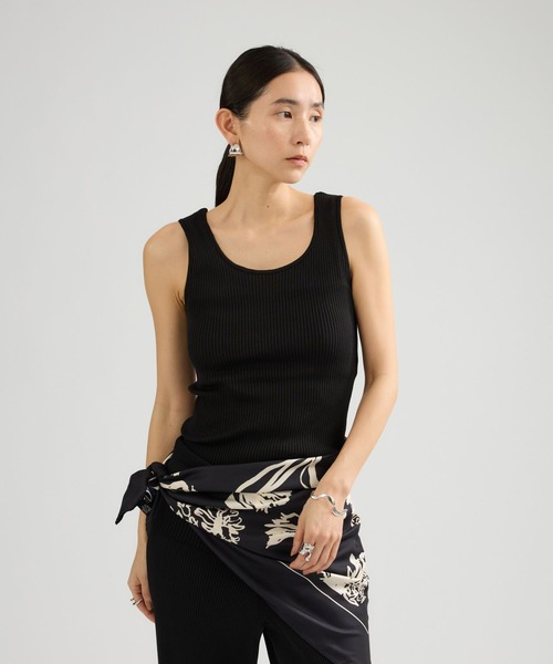 Chaos（カオス）の「Chaos(カオス)/ ◆AENEIS◆フラワースカーフ（バンダナ/スカーフ・レディース・ブラック・FREE）」の5枚目の写真