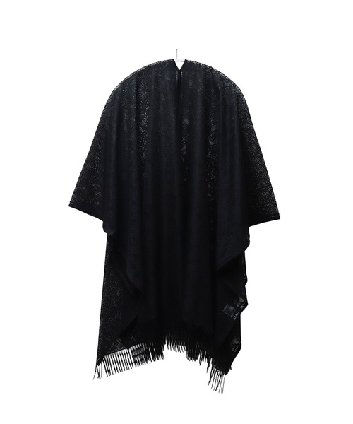 libelle more（リベル モア）の「総レース裾フリンジストールカーディガン（カーディガン/ボレロ・レディース・ベージュ/グレイッシュブルー/オフホワイト/カーキ/ブラック・M）」の20枚目の写真